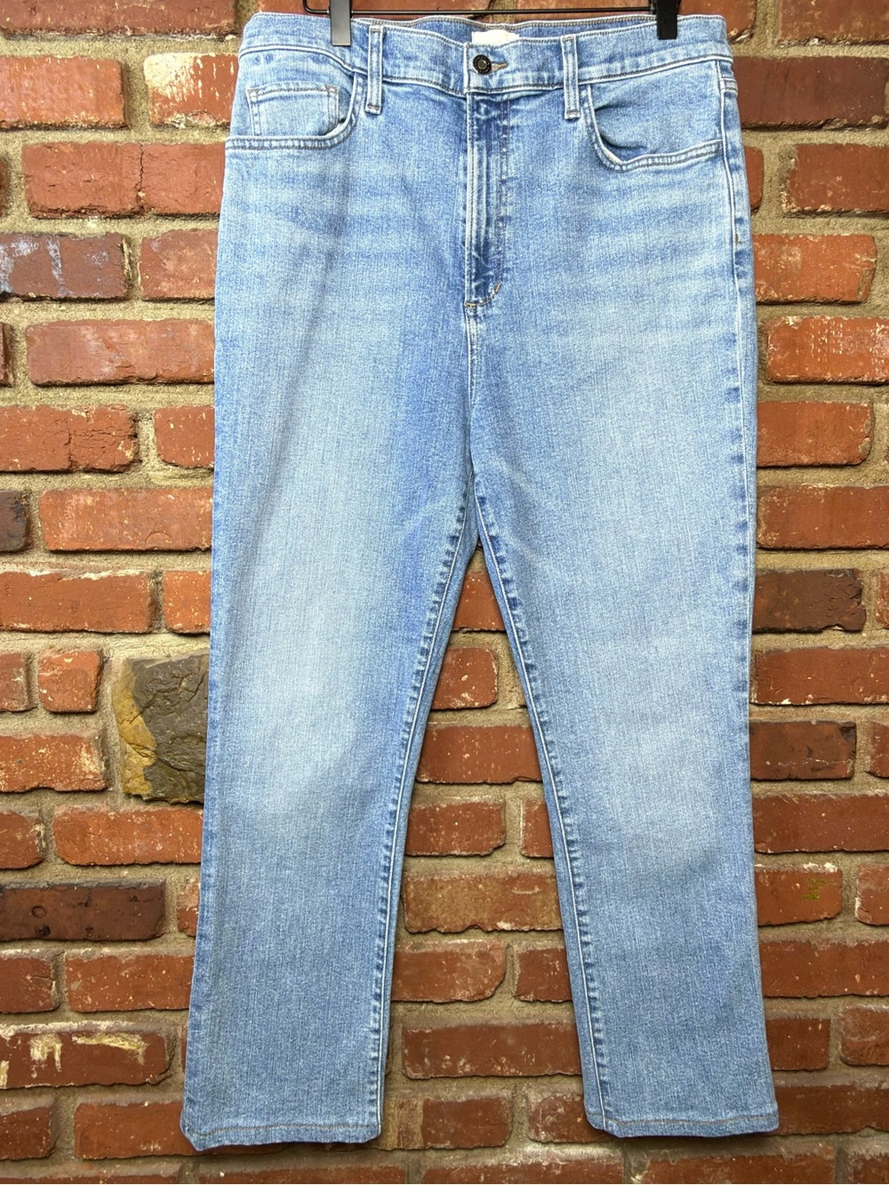 Favorite Daughter Valentina Tower Jean Womens 33 Super High Rise Straight HEMMED